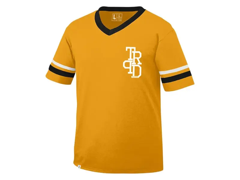 The Trip "Varsity Jersey" T-Shirt - Yellow