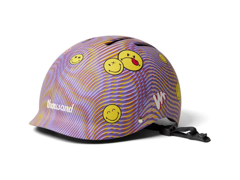 Thousand "Next Youth" BMX Helmet - SmileyWorld Purple Haze (Kids)