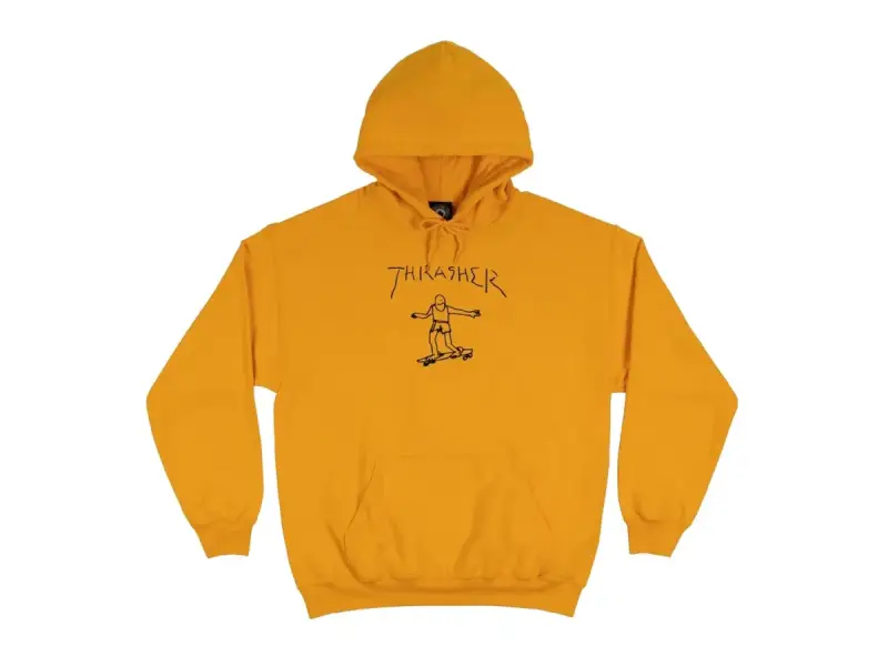Thrasher "Gonz" Hooded Pullover - Gold