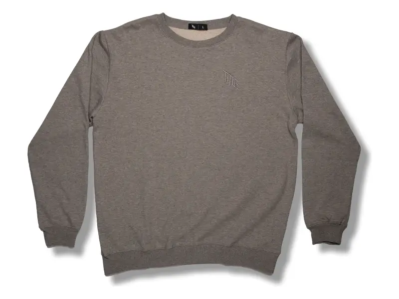 Title MTB "Logo Crewneck" Pullover - Asphalt Grey