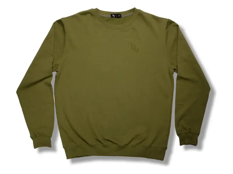 Title MTB "Logo Crewneck" Pullover - Olive Green