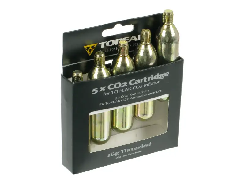 Topeak CO2-Kartuschen - 16 g (5 Stück)
