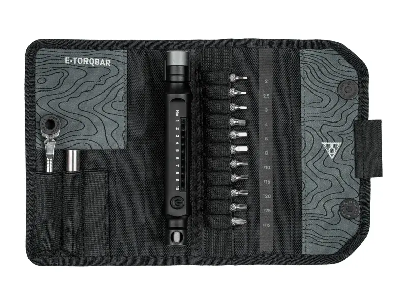 Topeak "E-TorqBar" Drehmomentschlüssel Set - 1 bis 10 Nm