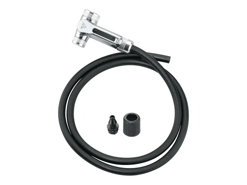 Topeak "TwinHead DX1 Upgrade Kit" Pump Head with Hose for Floor Pumps