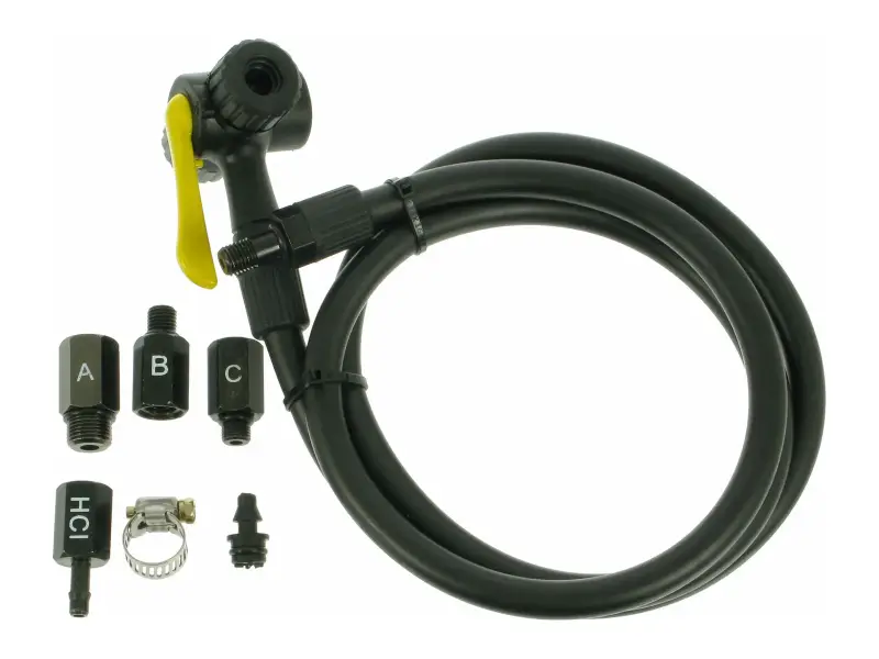 Topeak "TwinHead Upgrade Kit" Pumpenkopf mit Schlauch für Standluftpumpen