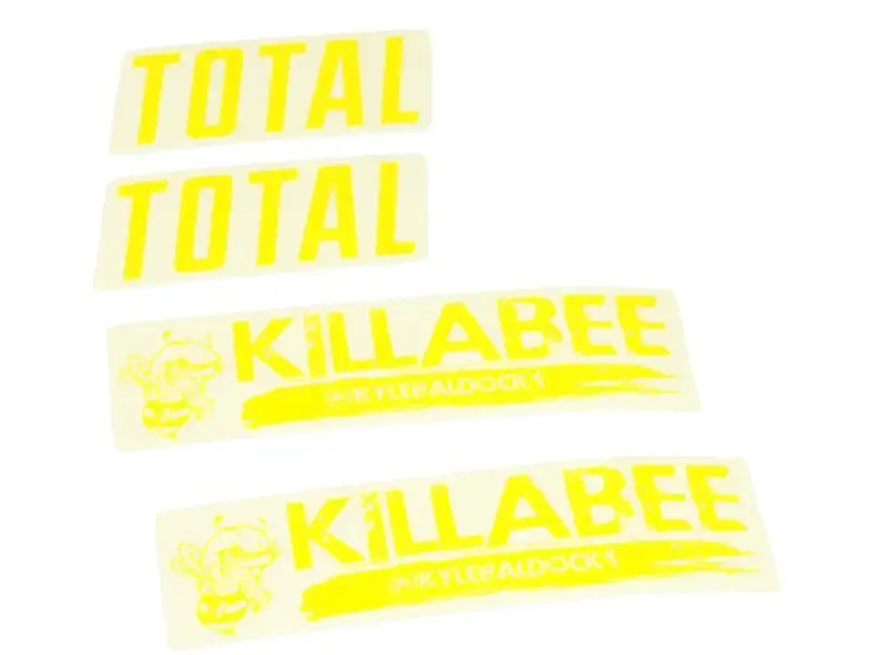 Total BMX "Killabee K3" Frame Stickerset