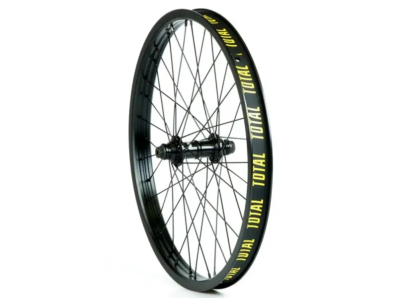 Total BMX "Techfire" Front Wheel - Black/Black