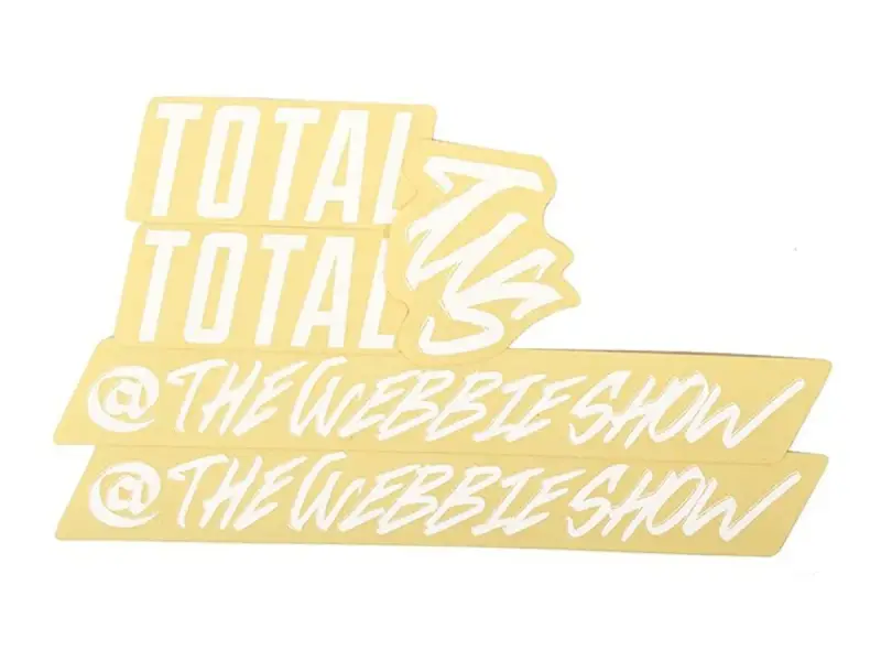 Total BMX "TWS" Frame Stickerset