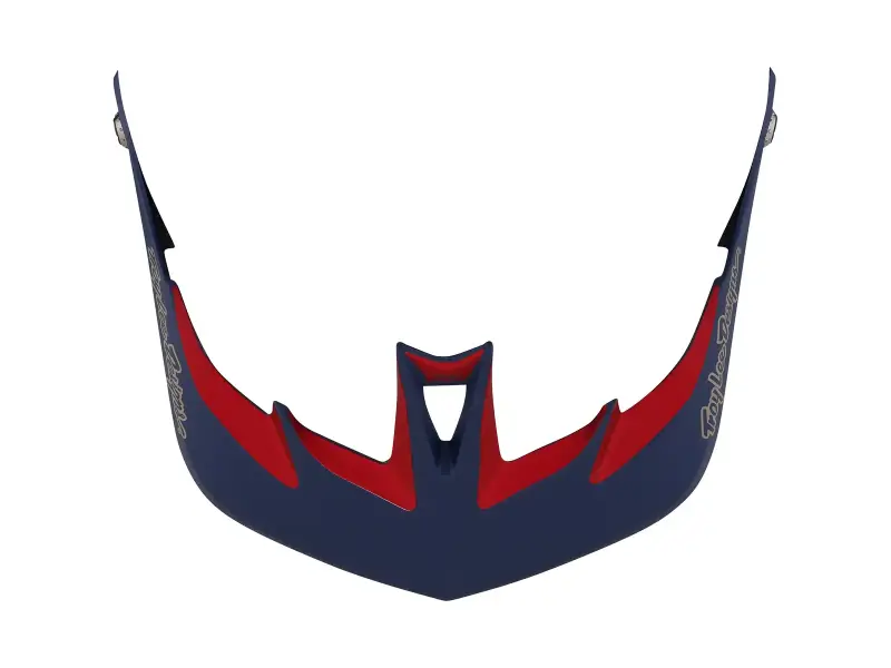 Troy Lee Designs "A3" Visor - Fang Dark Blue/Burgundy
