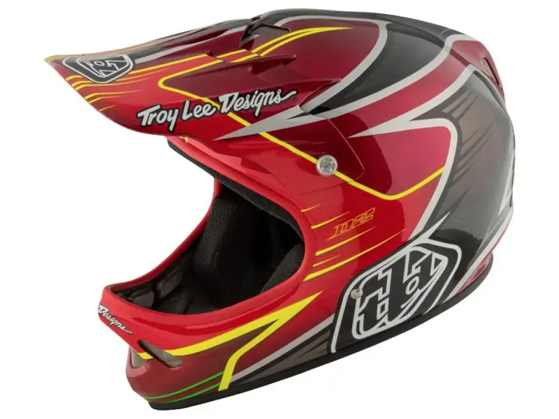 Troy Lee Designs "D2" Fullface Helmet - Pulse Red