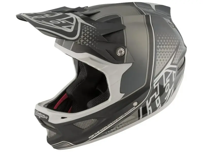 Troy Lee Designs "D3 Carbon" Fullface Helmet - Starburst Black (MIPS)