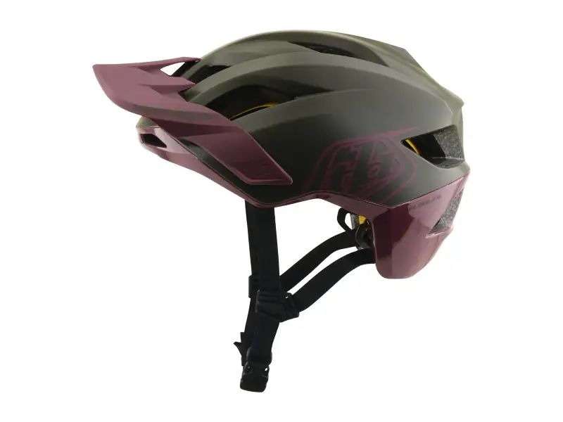 Troy Lee Designs "Flowline Mips" MTB Helm - Point Caper/Prune