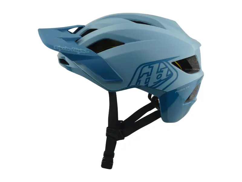 Troy Lee Designs "Flowline Mips" MTB Helm - Point Dawn Blue/Sapphire