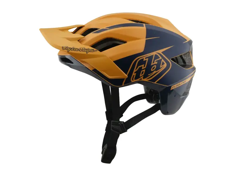 Troy Lee Designs "Flowline SE Mips" MTB Helm - Hydro Mustard/Black Iris