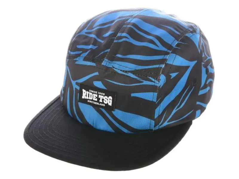TSG "5 Panel" Cap - Floral Blue
