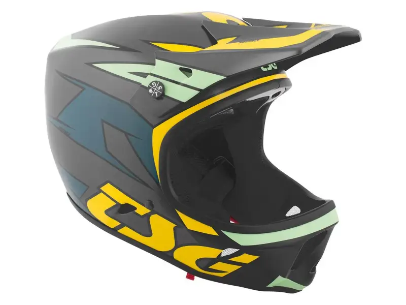 TSG "Advance Graphic Design" Fullface Helm - Blue-Yellow