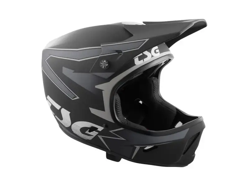 TSG "Advance Graphic Design" Fullface Helmet - Streak Black-Grey