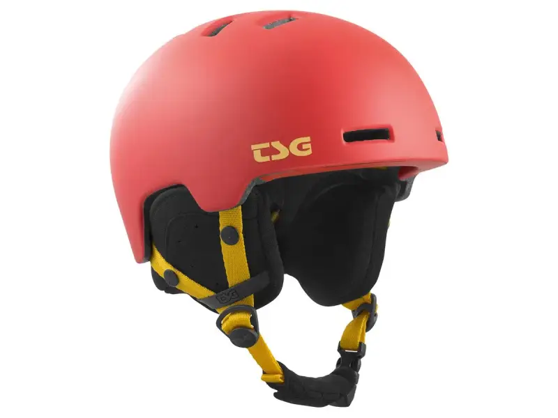 TSG "Arctic Nipper Mini Solid Color II" Snowboardhelm - Satin Rosso