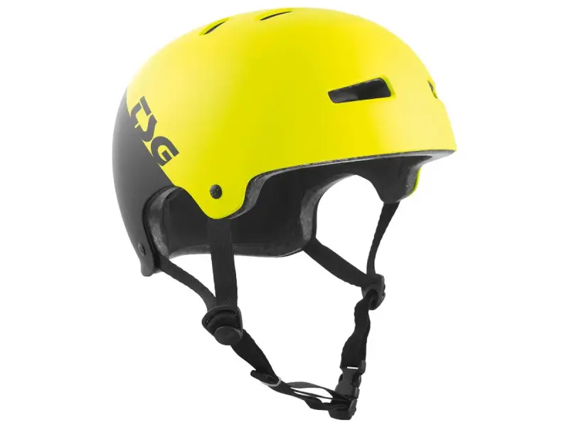 TSG "Evolution Graphic Design" Helm - Divided Acid Yellow/Black