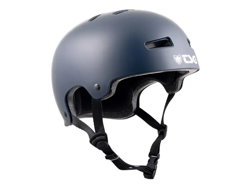 TSG "Evolution Solid Colors" BMX Helm - Satin Midnight Blue