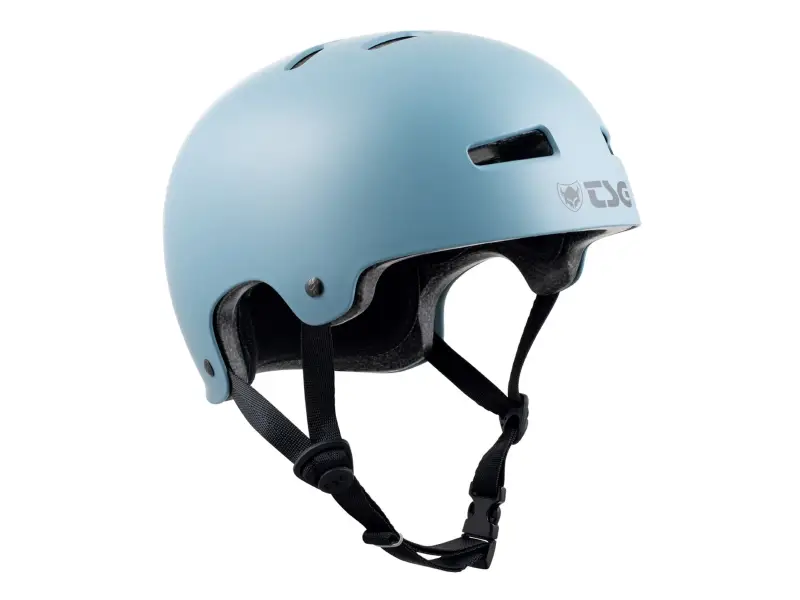 TSG "Evolution Solid Colors" BMX Helmet - Satin Storm Blue