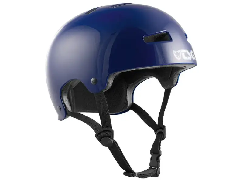 TSG "Evolution Solid Colors" BMX Helmet - Gloss Evo Blue