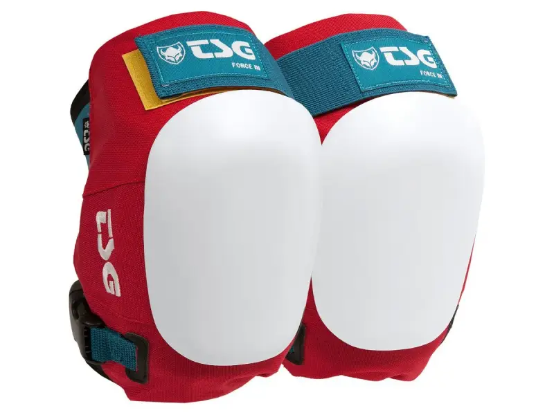 TSG "Force III" Knee Pads - Red-White-Blue