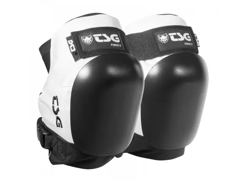 TSG "Force V" Knee Pads - White