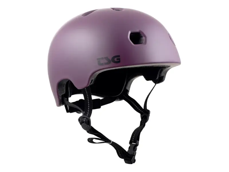 TSG "Meta Solid Color" BMX Helmet - Satin Grape Royal