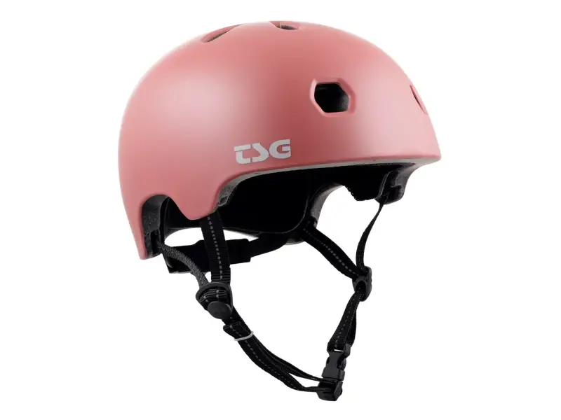 TSG "Meta Solid Color" BMX Helmet - Satin Redwood
