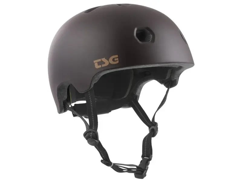 TSG "Meta Solid Colors" Helmet - Satin Black Chocolate