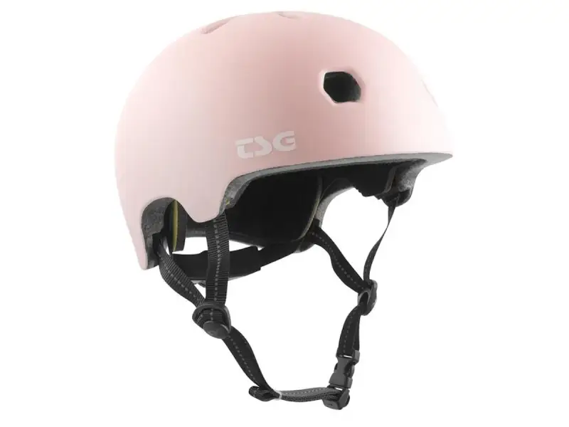 TSG "Meta Solid Colors" BMX Helmet - Satin Macho Pink