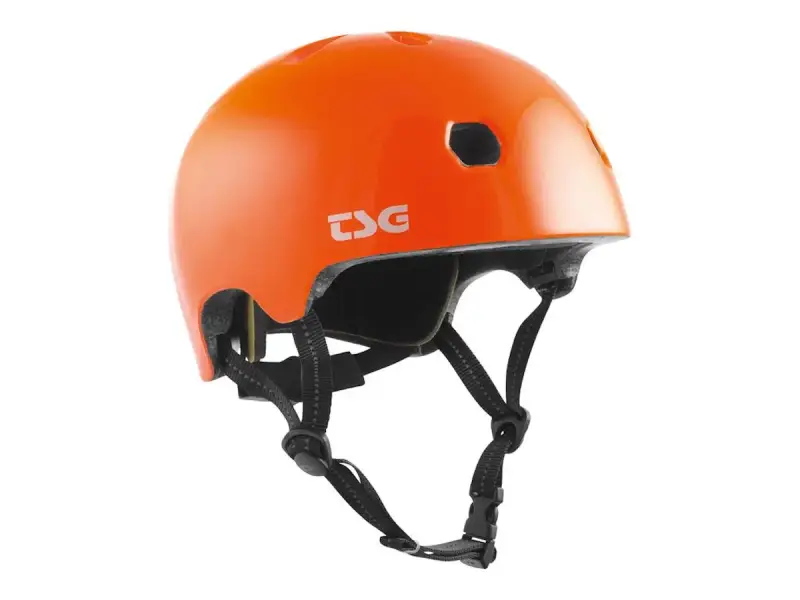 TSG "Meta Youth Solid Color" BMX Helmet - Gloss Orange