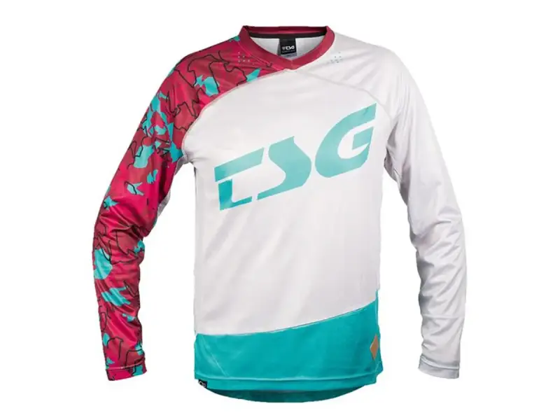 TSG "MJ2 Jersey" Longsleeve - Wine-Turquoise