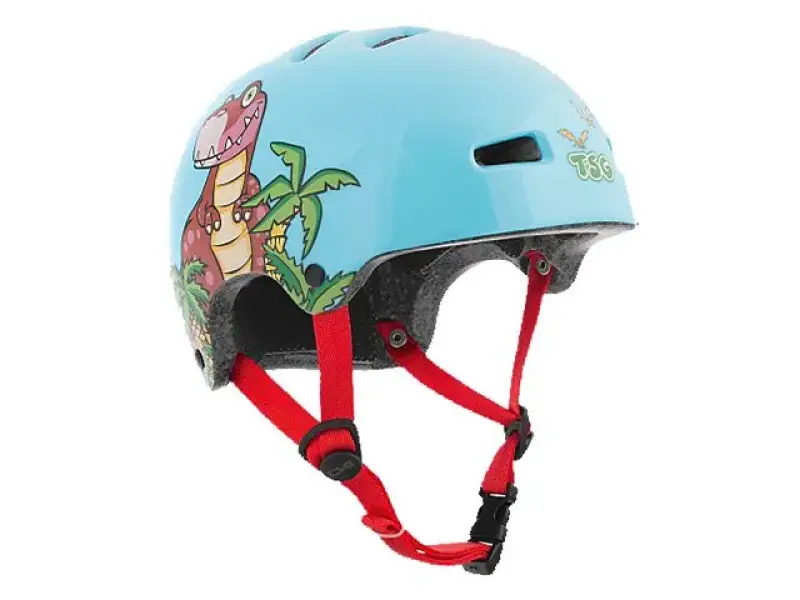 TSG "Nipper Graphic Design Mini Kids" Helm - Dinosaur