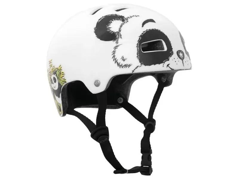 TSG "Nipper Maxi Graphic Design Kids" BMX Helmet - Panda