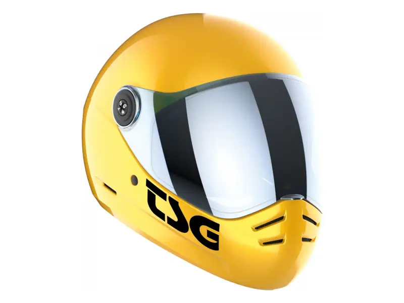 TSG "Pass 2.0 Solid Color" Fullface Helmet - Gloss Goldrush