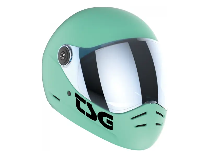 TSG "Pass 2.0 Solid Color" Fullface Helmet - Satin Mint Blue