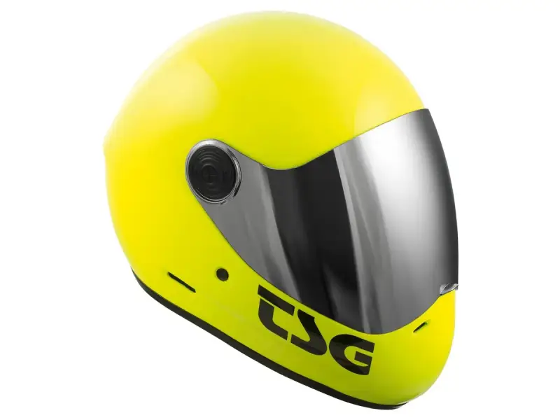 TSG "Pass Solid Color" Helm - Acidyellow