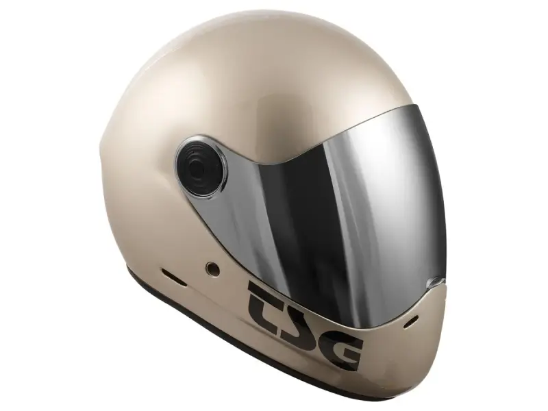 TSG "Pass Pro Solid Color" Helm - Plateado