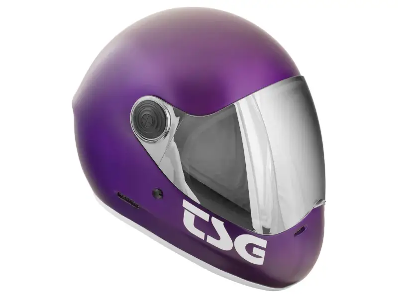 TSG "Pass Solid Color" Helm - Satin Purple