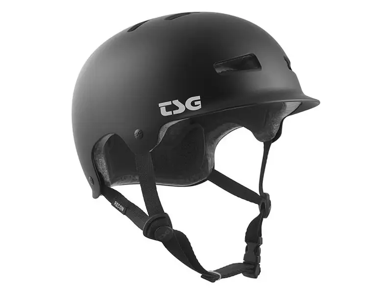 TSG "Recon Solid Colors II" BMX Helm - Satin Black