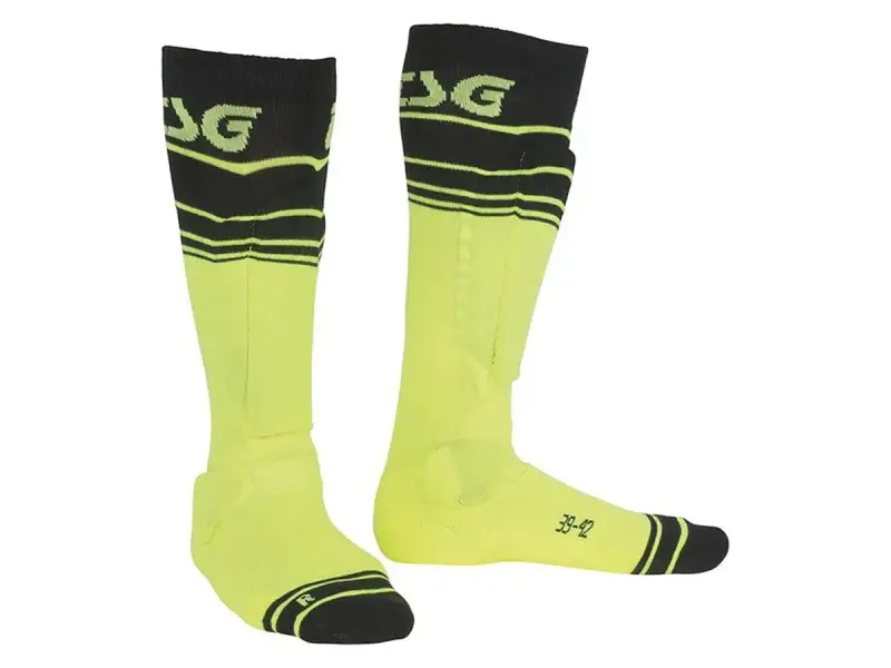 TSG "Riot" Socks - Yellow-Striped