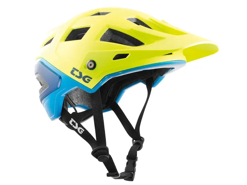 TSG "Scope Graphic Design" Trail MTB Helm - Acidyellow-Blue