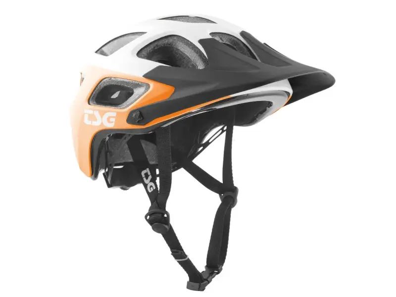 TSG "Seek Graphic Design" Helm - Block Acid Orange-White