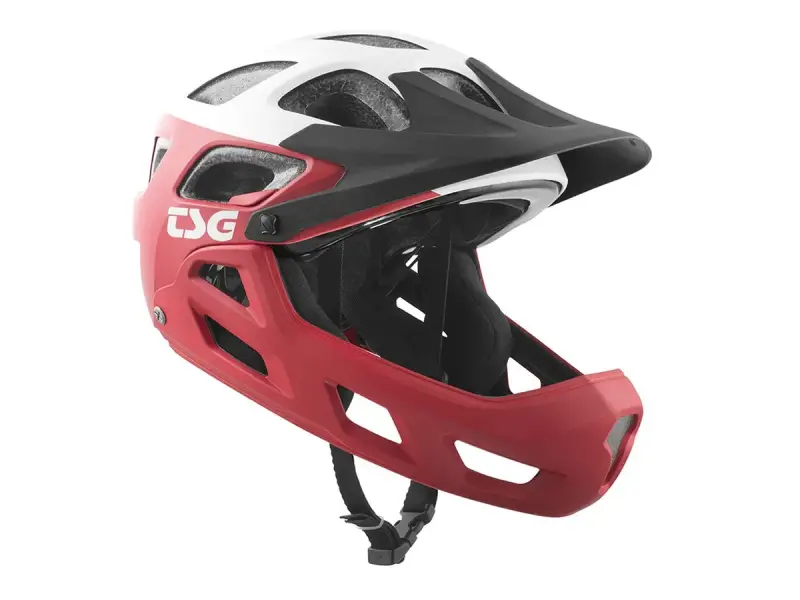 TSG "Seek Youth FR Graphic Design" Helm - Block Red-White