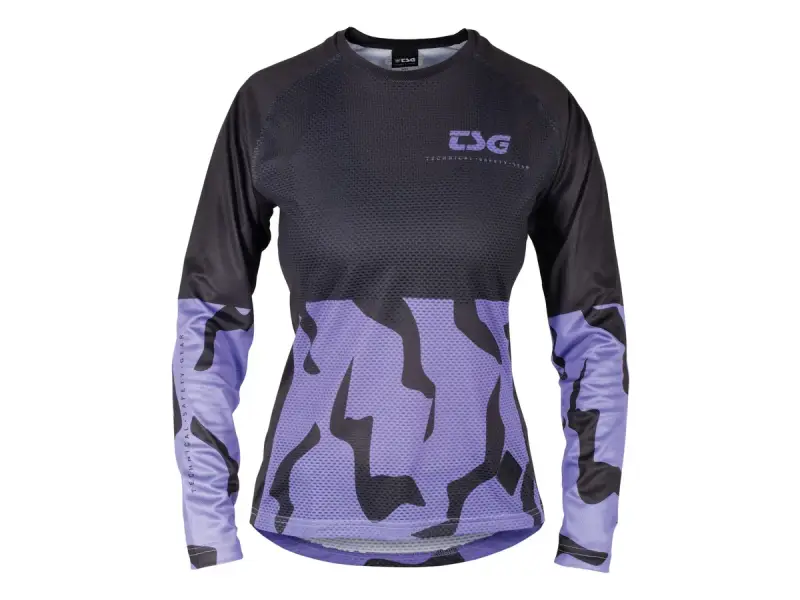TSG "Seen Jersey Woman" Longsleeve - Black/Violet Flakes