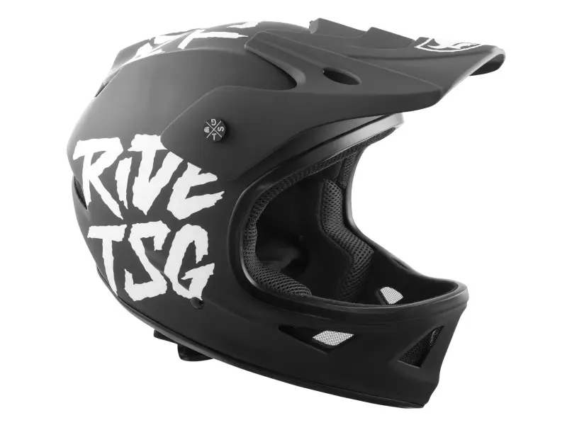 TSG "Squad Graphic Design" Fullface Helmet - Ripped Black