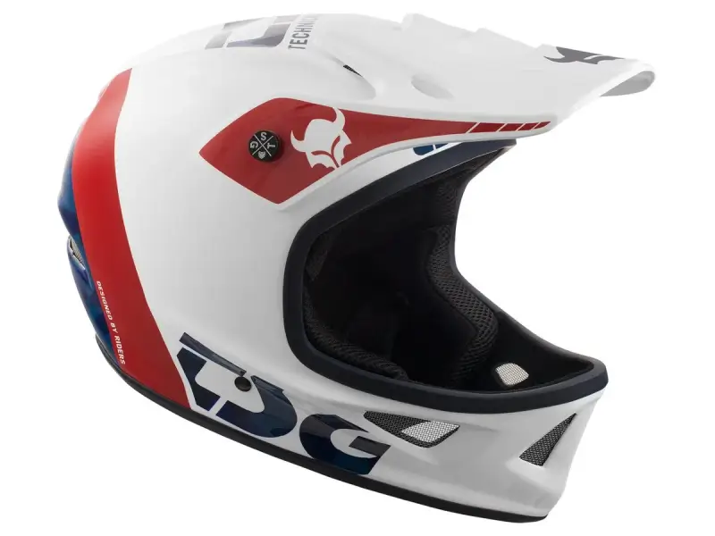 TSG "Squad Graphic Design" Fullface Helmet - Trap-White