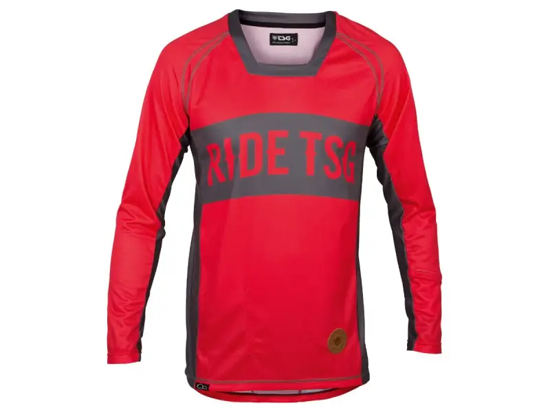 TSG "TP1 Jersey" Longsleeve - Red/Grey